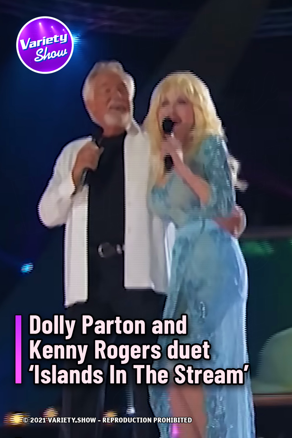 Dolly Parton and Kenny Rogers duet ‘Islands In The Stream’