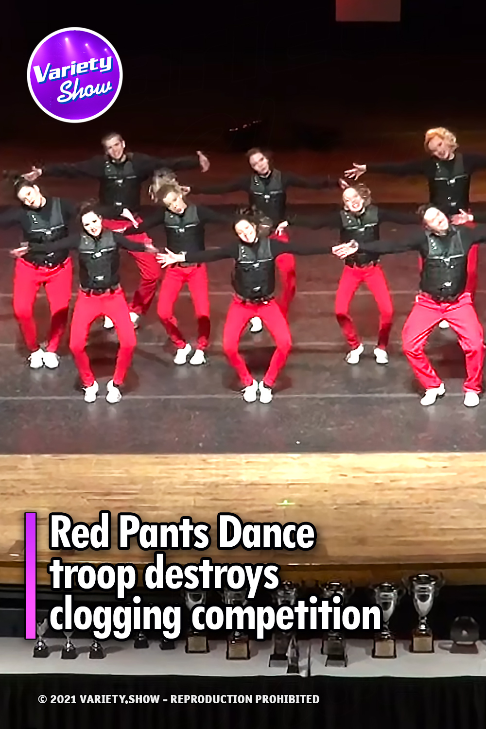 Red Pants Dance troop destroys clogging competition
