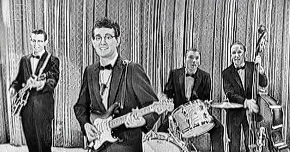Buddy Holly And The Crickets Rock ‘thatll Be The Day In 1957 Variety Show