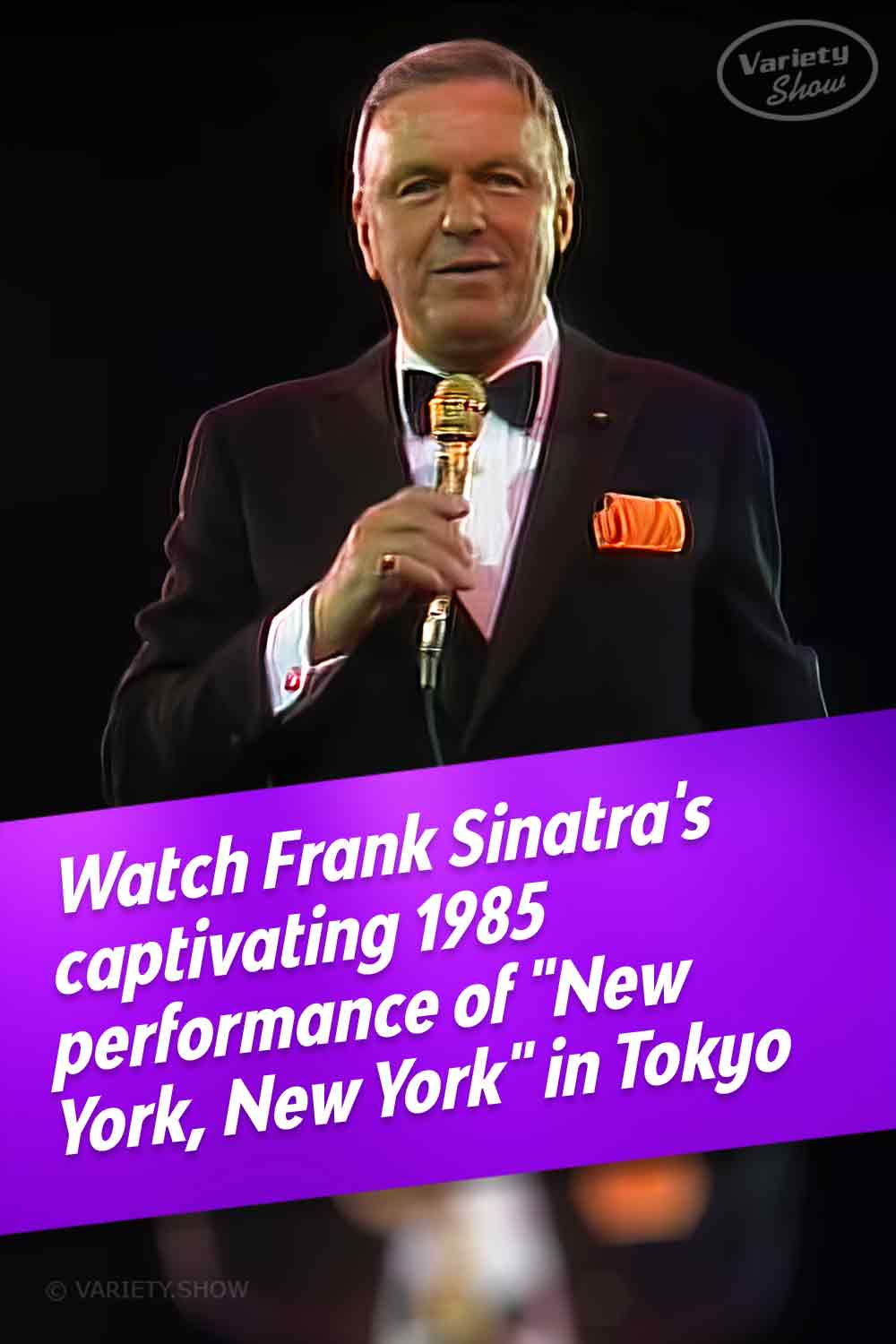 Watch Frank Sinatra\'s captivating 1985 performance of \
