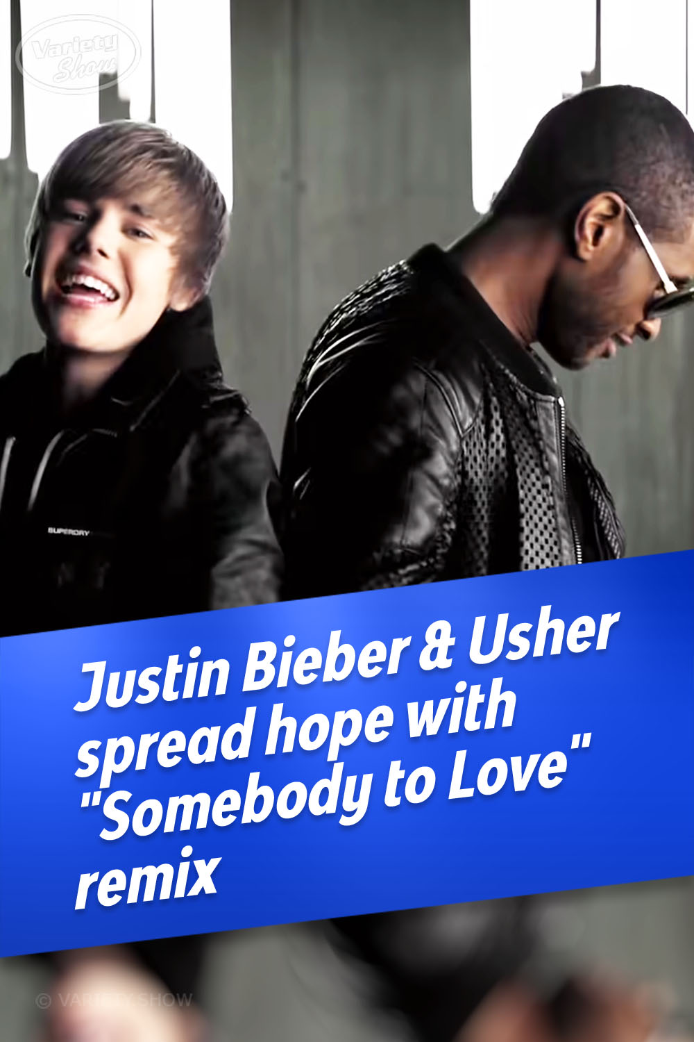 Justin Bieber & Usher spread hope with \
